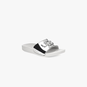 Ugg Graphic Kids Slippers Silver (4265KDGLO)